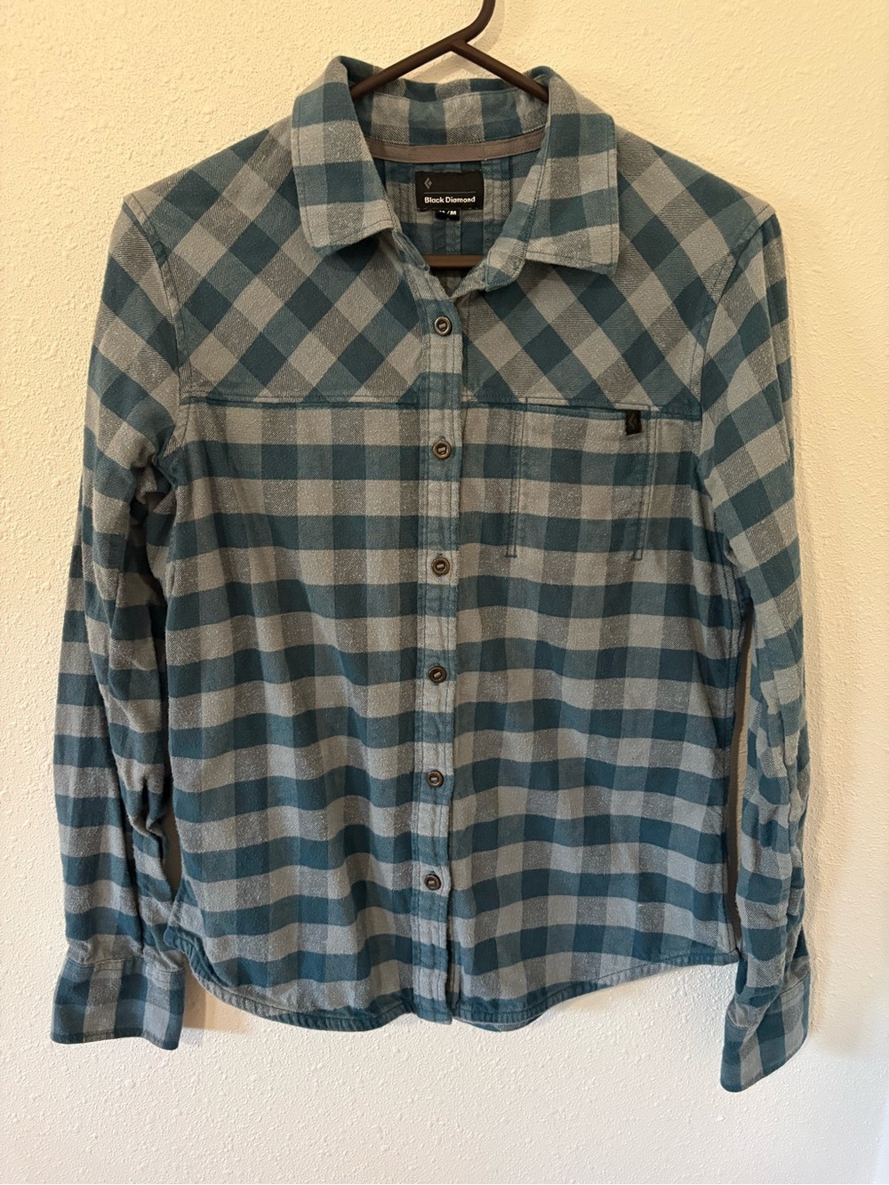 Black Diamond Men's Plaid Button Down Flannel Shirt